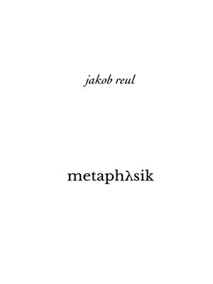 cover image of Metaphysik